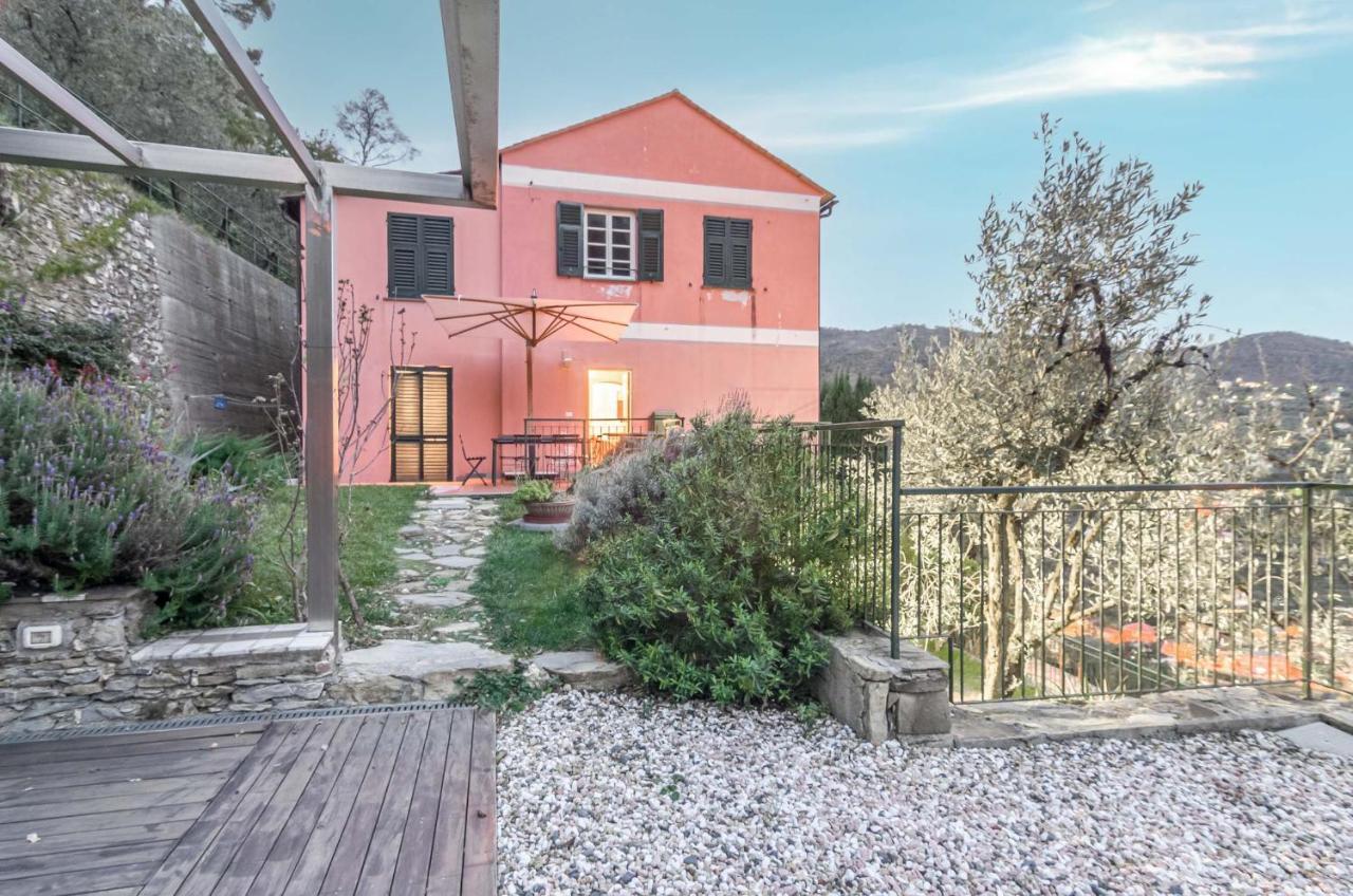 Recco Apartment With View And Pool Экстерьер фото