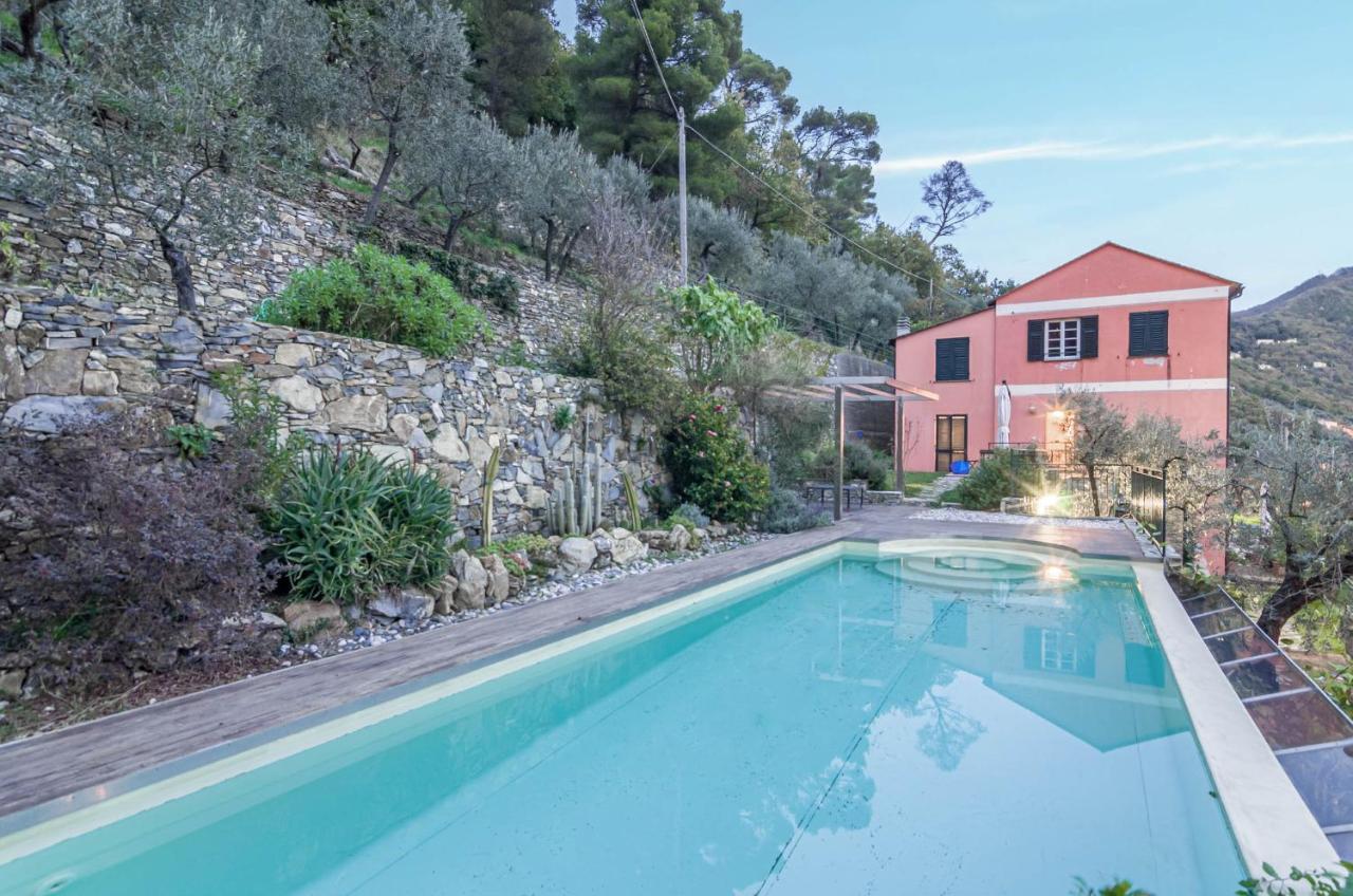 Recco Apartment With View And Pool Экстерьер фото
